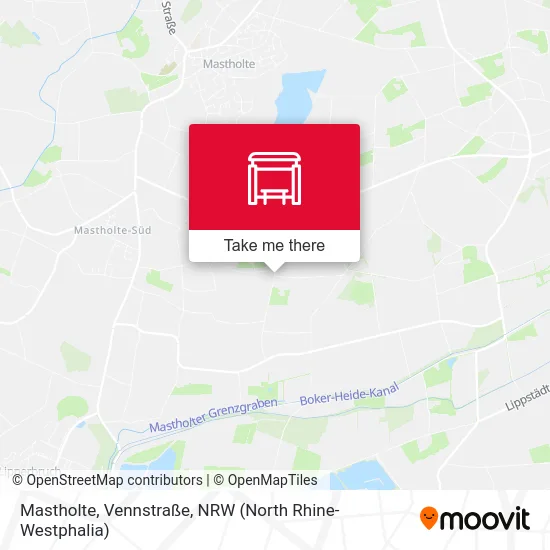 Карта Mastholte, Vennstraße