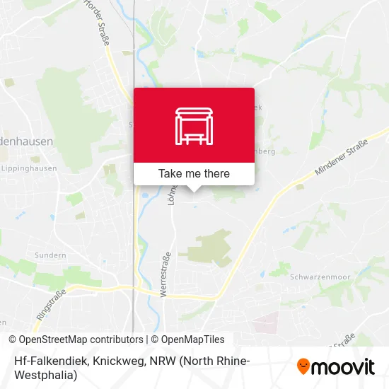 Карта Hf-Falkendiek, Knickweg