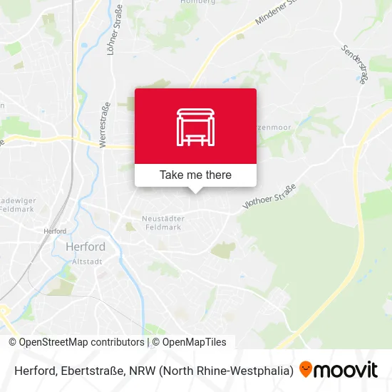 Карта Herford, Ebertstraße