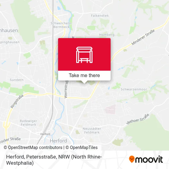 Herford, Petersstraße map