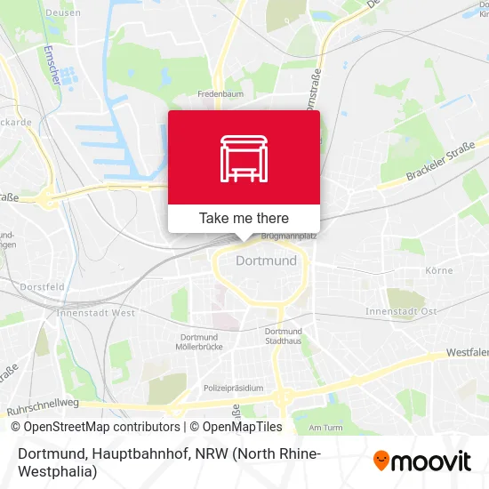 Dortmund, Hauptbahnhof map