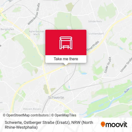 Карта Schwerte, Ostberger Straße (Ersatz)