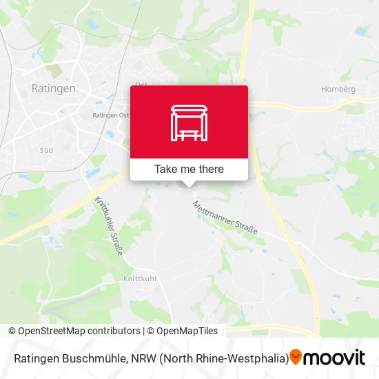 Карта Ratingen Buschmühle