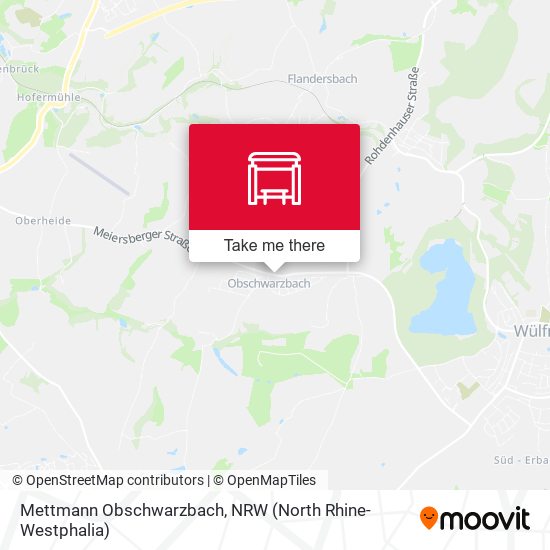 Mettmann Obschwarzbach map
