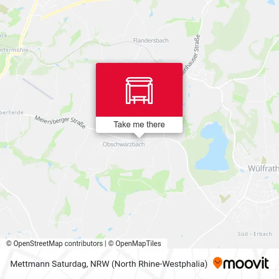 Mettmann Saturdag map