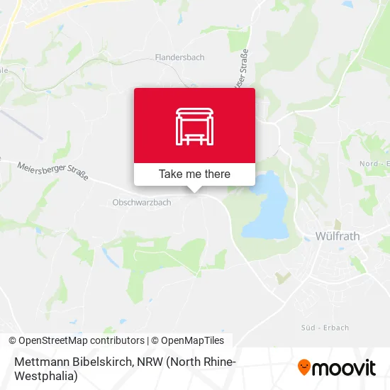 Карта Mettmann Bibelskirch