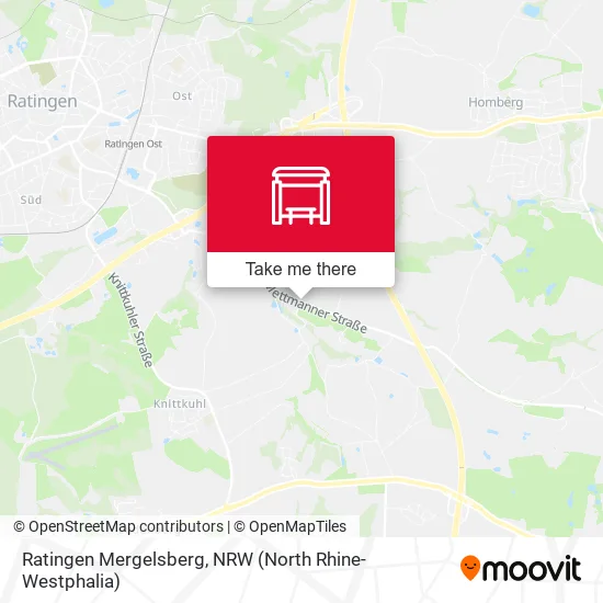 Карта Ratingen Mergelsberg