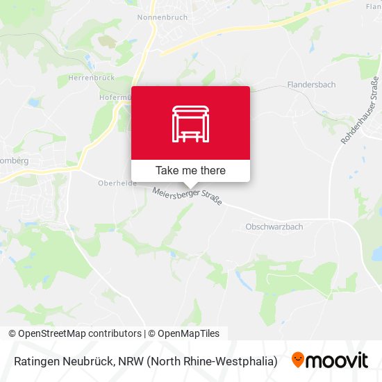Ratingen Neubrück map