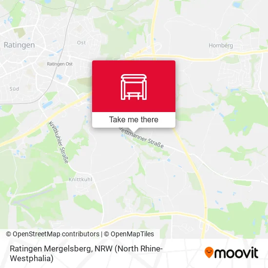 Карта Ratingen Mergelsberg