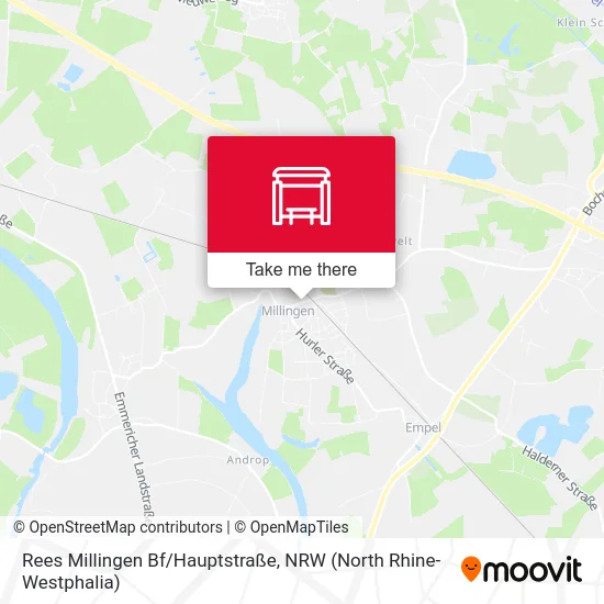 Rees Millingen Bf/Hauptstraße map
