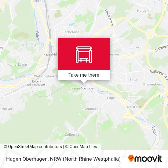 Hagen Oberhagen map
