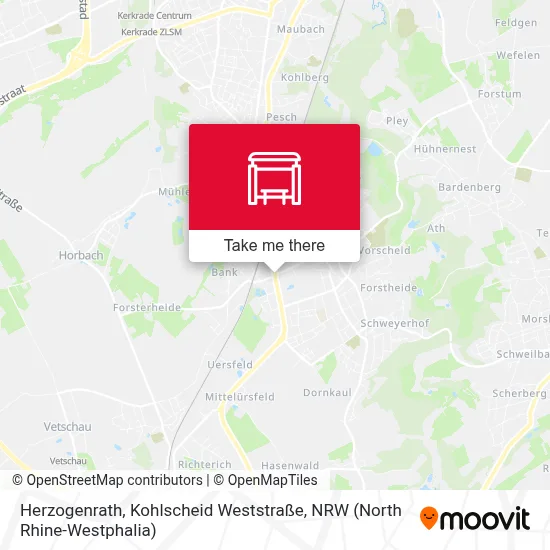 Herzogenrath, Kohlscheid Weststraße map