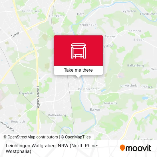 Leichlingen Wallgraben map