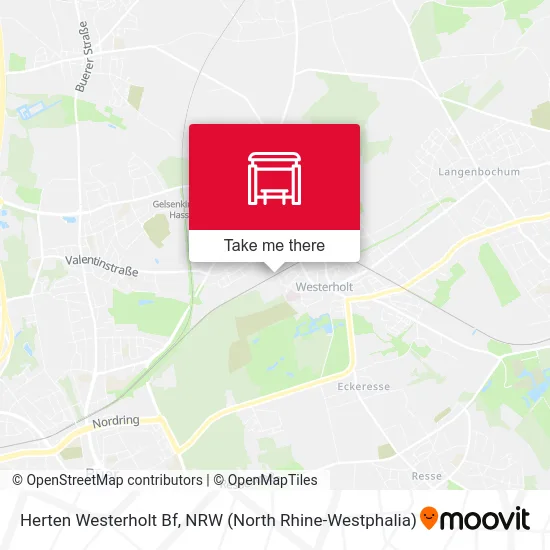 Herten Westerholt Bf map