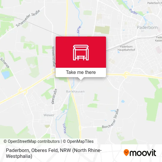 Paderborn, Oberes Feld map