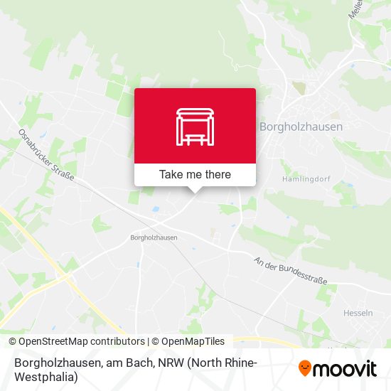 Borgholzhausen, am Bach map
