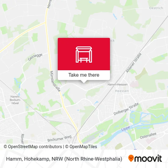 Hamm, Hohekamp map