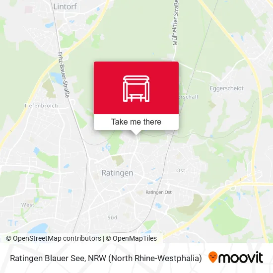 Карта Ratingen Blauer See