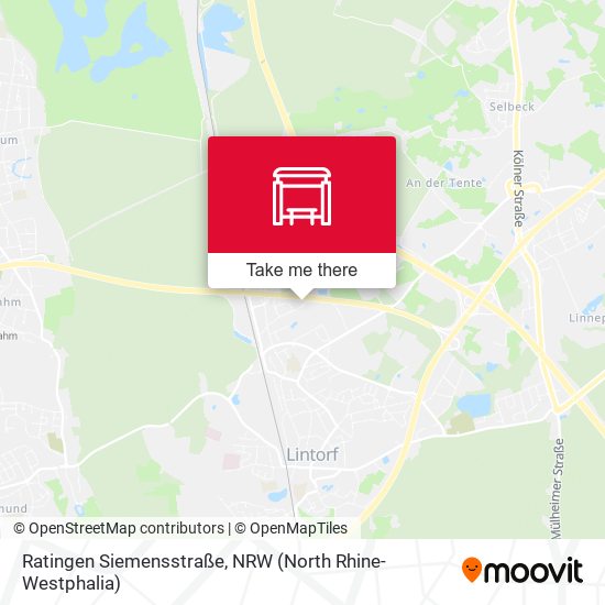 Ratingen Siemensstraße map