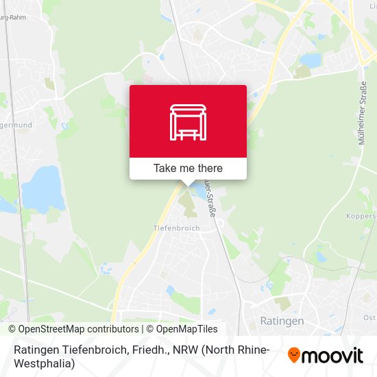 Ratingen Tiefenbroich, Friedh. map