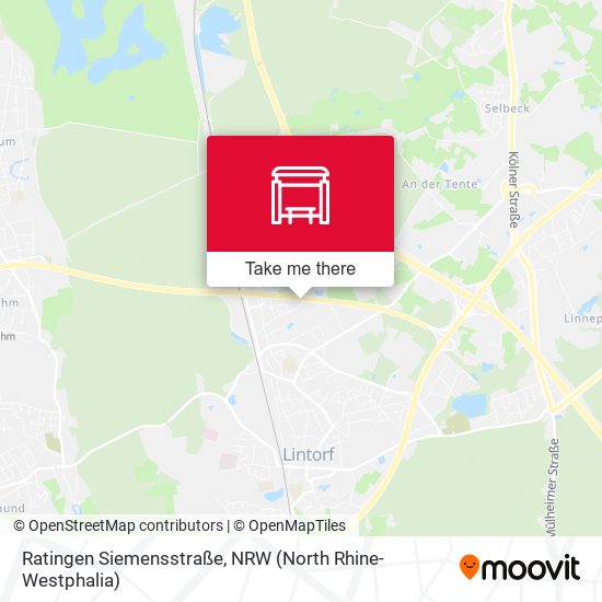 Ratingen Siemensstraße map