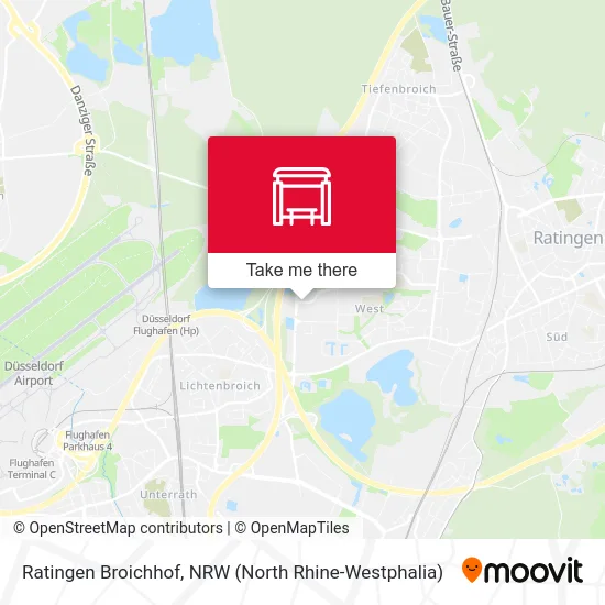 Карта Ratingen Broichhof