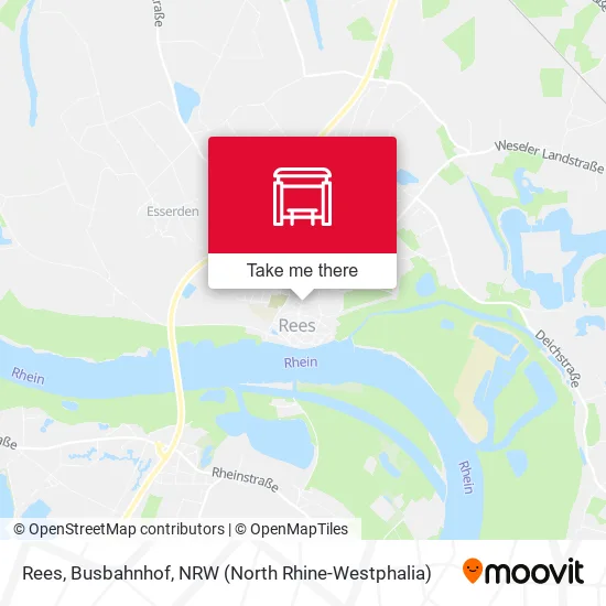 Карта Rees, Busbahnhof