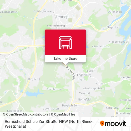 Карта Remscheid Schule Zur Straße