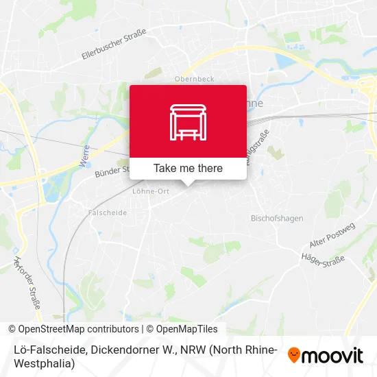 Lö-Falscheide, Dickendorner W. map