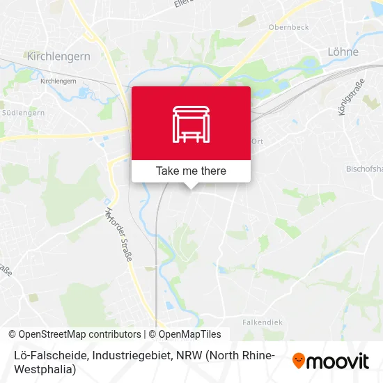 Lö-Falscheide, Industriegebiet map