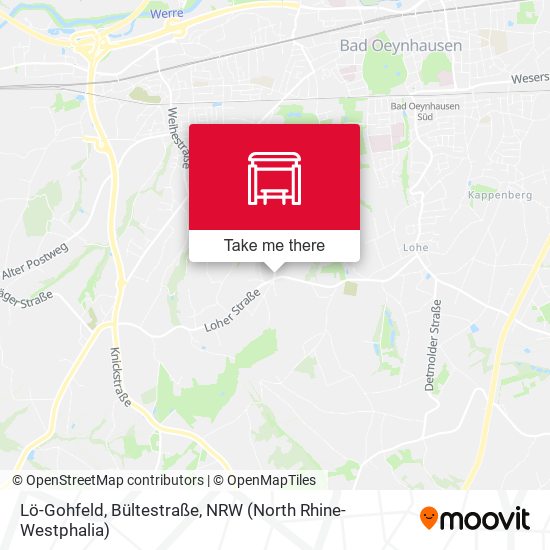 Lö-Gohfeld, Bültestraße map