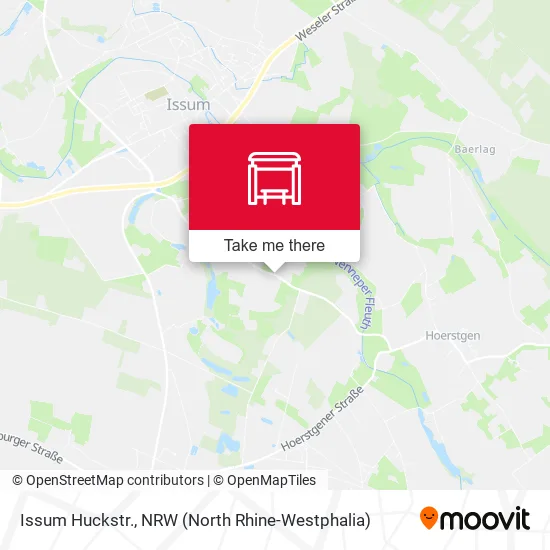 Issum Huckstr. map