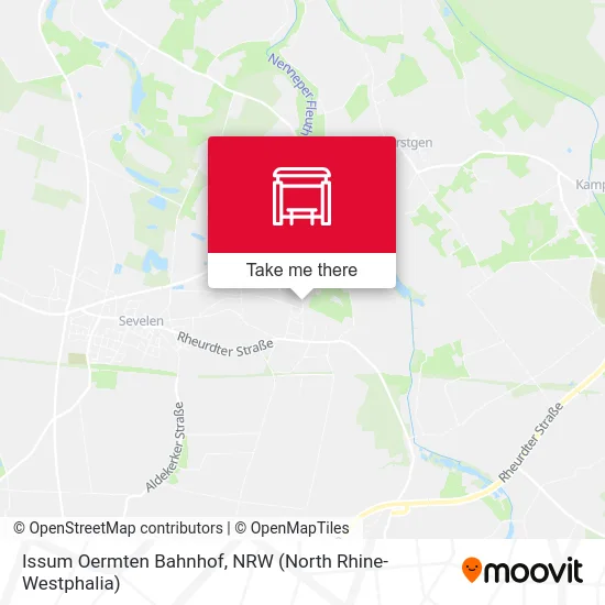 Карта Issum Oermten Bahnhof