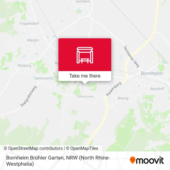 Карта Bornheim Brühler Garten