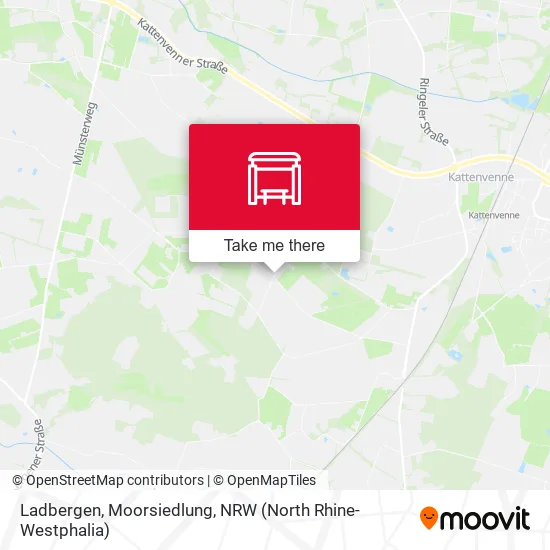 Карта Ladbergen, Moorsiedlung