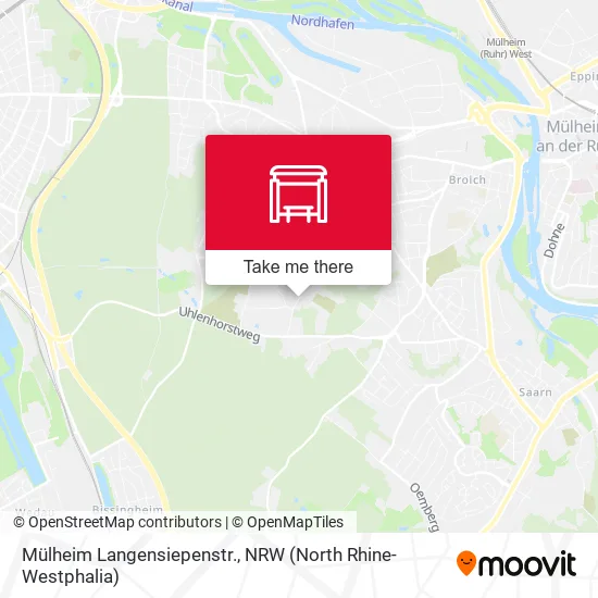 Карта Mülheim Langensiepenstr.