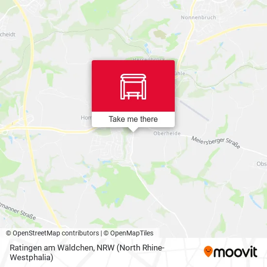 Карта Ratingen am Wäldchen