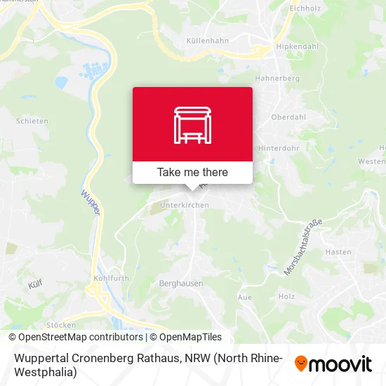 Карта Wuppertal Cronenberg Rathaus