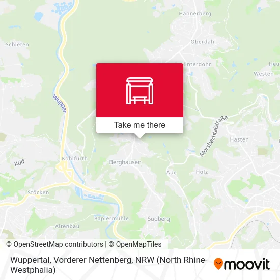 Карта Wuppertal, Vorderer Nettenberg