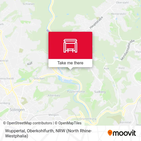 Карта Wuppertal, Oberkohlfurth