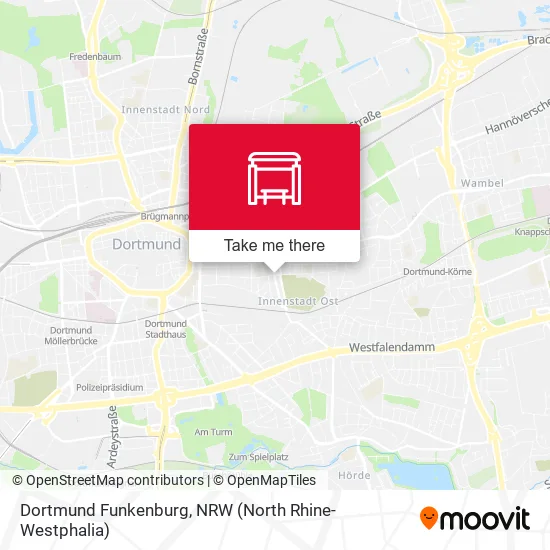 Карта Dortmund Funkenburg