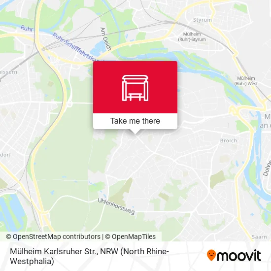 Карта Mülheim Karlsruher Str.