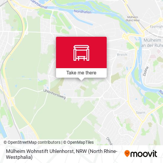 Карта Mülheim Wohnstift Uhlenhorst