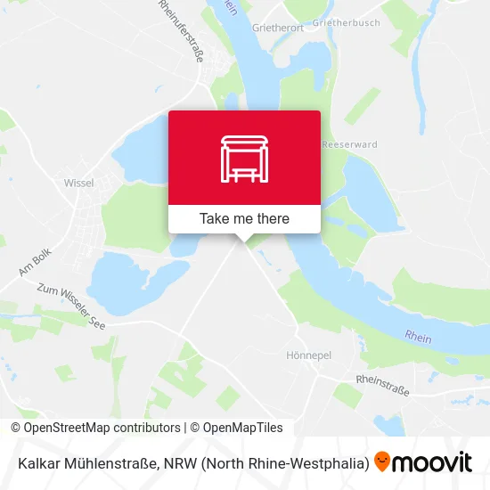 Карта Kalkar Mühlenstraße