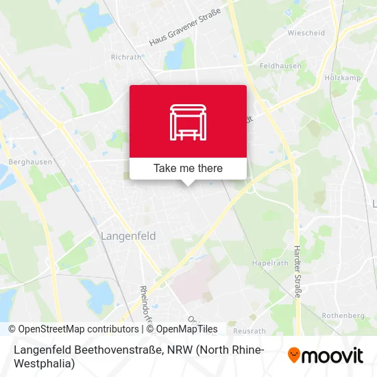 Карта Langenfeld Beethovenstraße