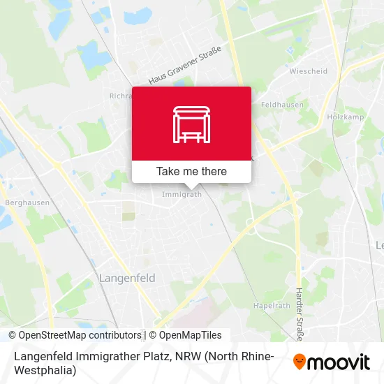 Карта Langenfeld Immigrather Platz