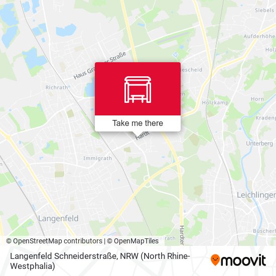 Langenfeld Schneiderstraße map