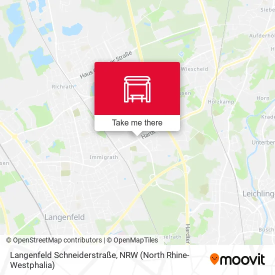 Карта Langenfeld Schneiderstraße