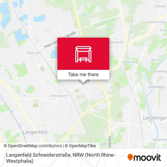 Карта Langenfeld Schneiderstraße