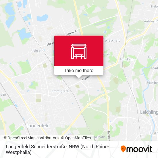 Langenfeld Schneiderstraße map